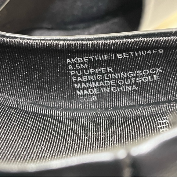 NWT Anne Klein Bethie Classic Black Chinky Heel Slingback Heels Size 8.5 - Picture 13 of 15